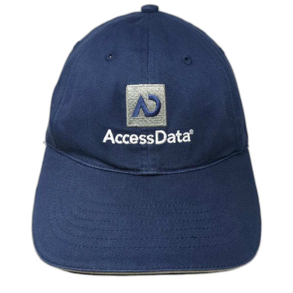 HA Baseball Cap Blue One Size AccessData Software Logo Strapback Hat Promo